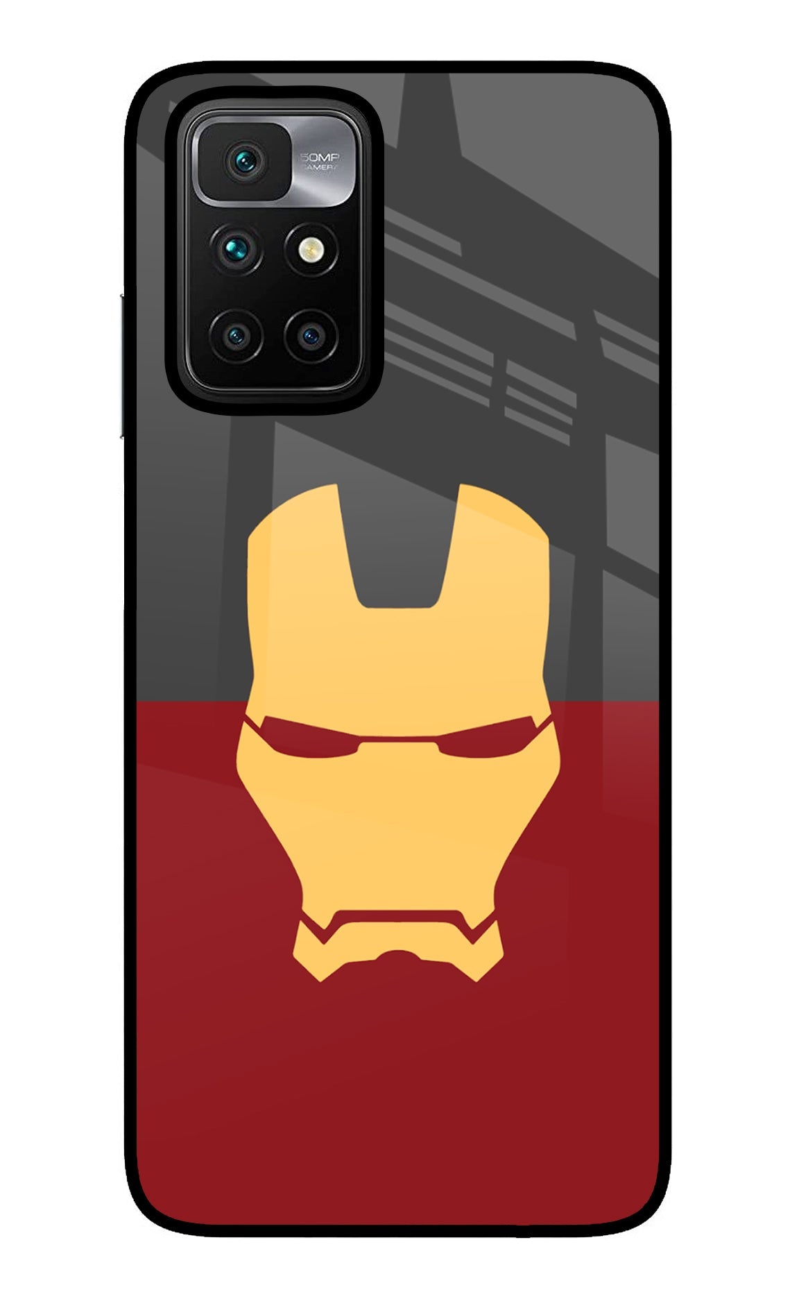 Ironman Redmi 10 Prime Glass Case