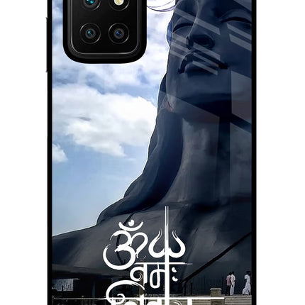Om Namah Shivay Redmi 10 Prime Glass Case Back Cover by Casekaro