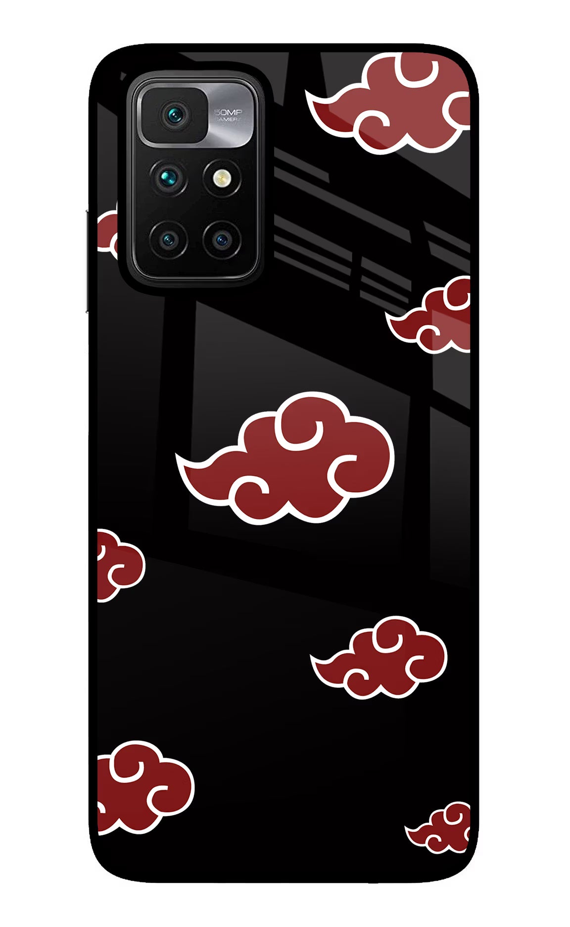 Akatsuki Redmi 10 Prime Glass Case Back Cover by Casekaro