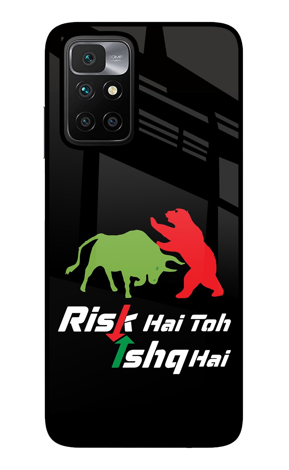 Risk Hai Toh Ishq Hai Redmi 10 Prime Back Cover