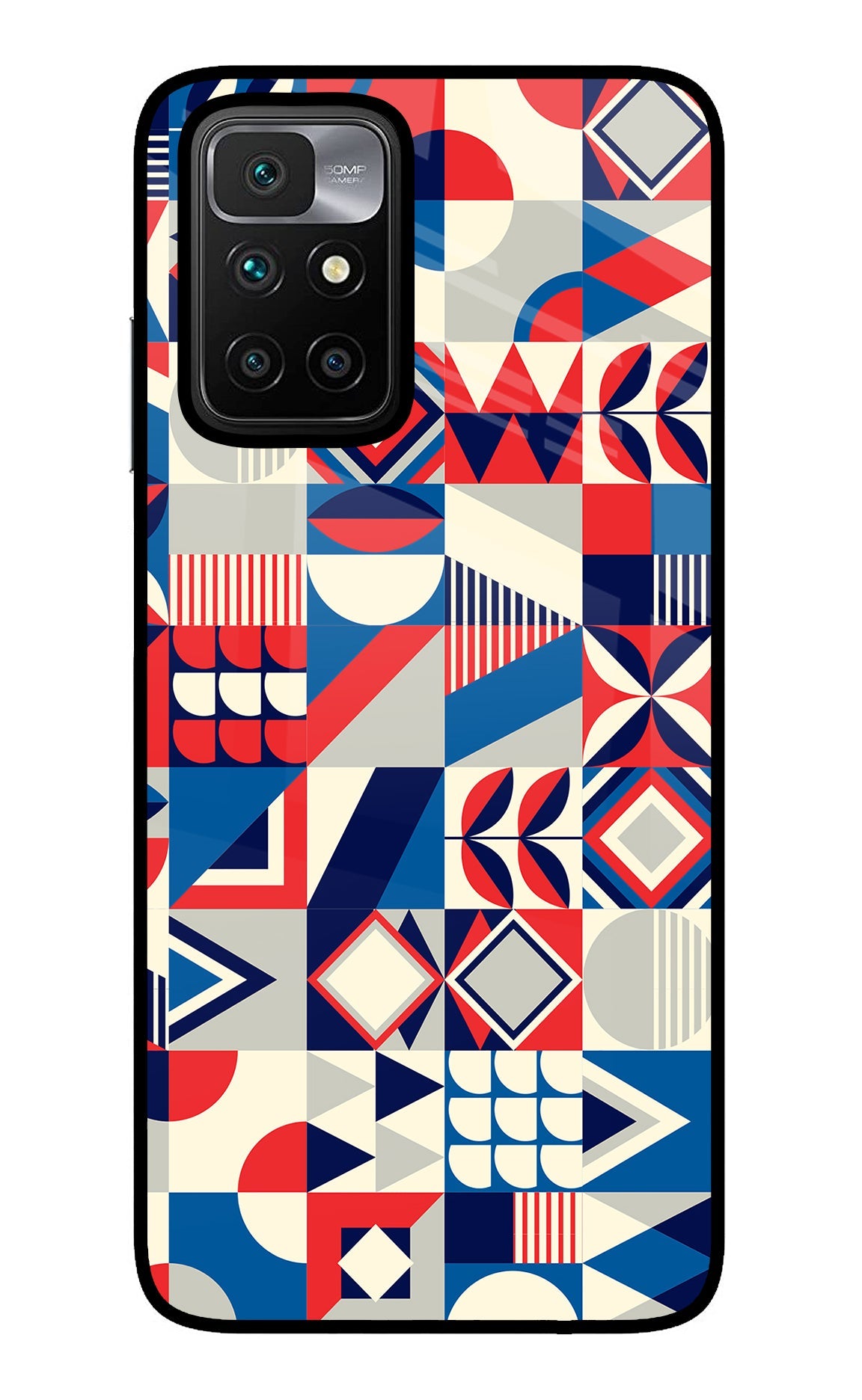 Colorful Pattern Redmi 10 Prime Back Cover