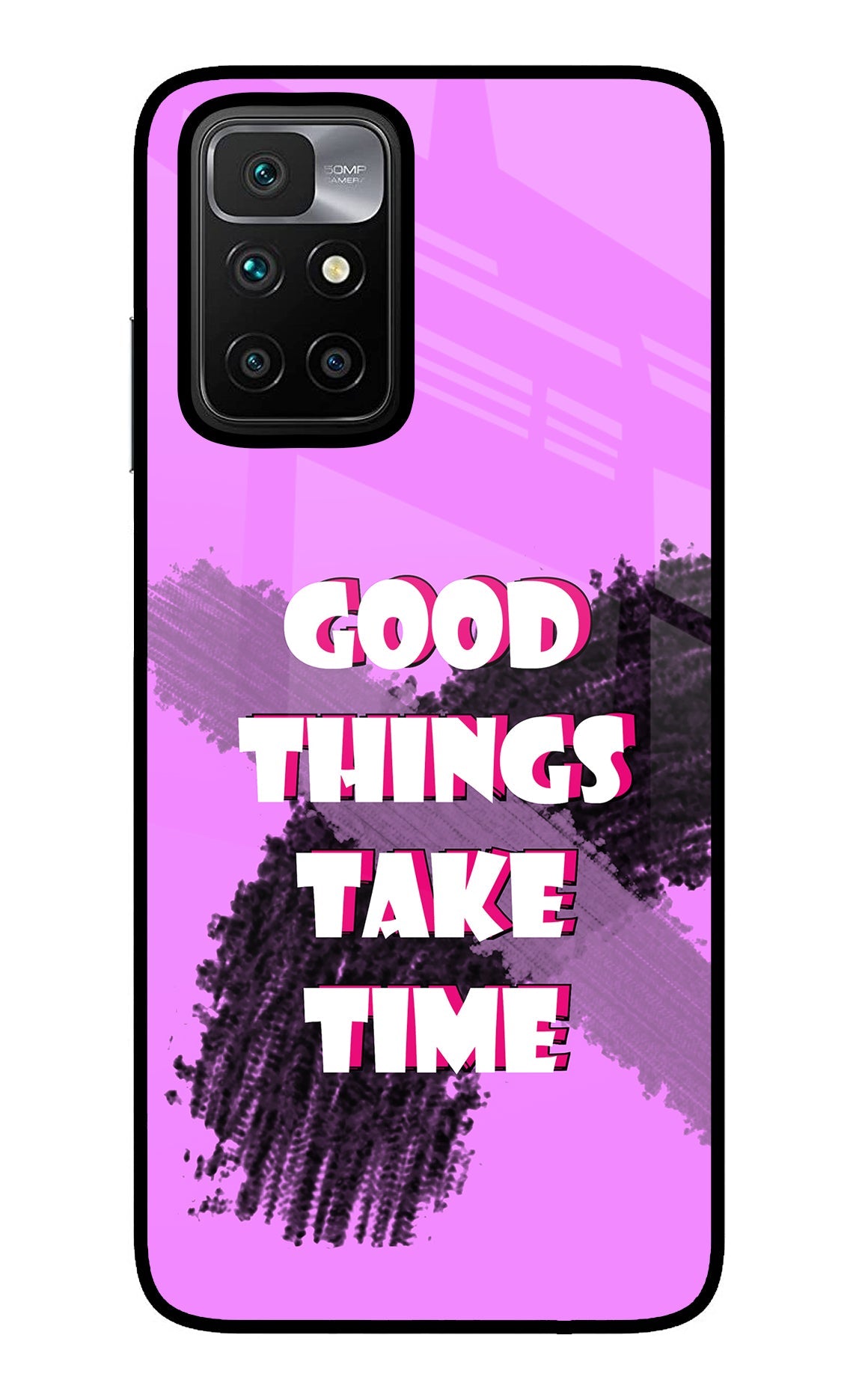 Good Things Take Time Redmi 10 Prime Back Cover