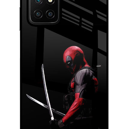 Deadpool Redmi 10 Prime Glass Case Back Cover by Casekaro