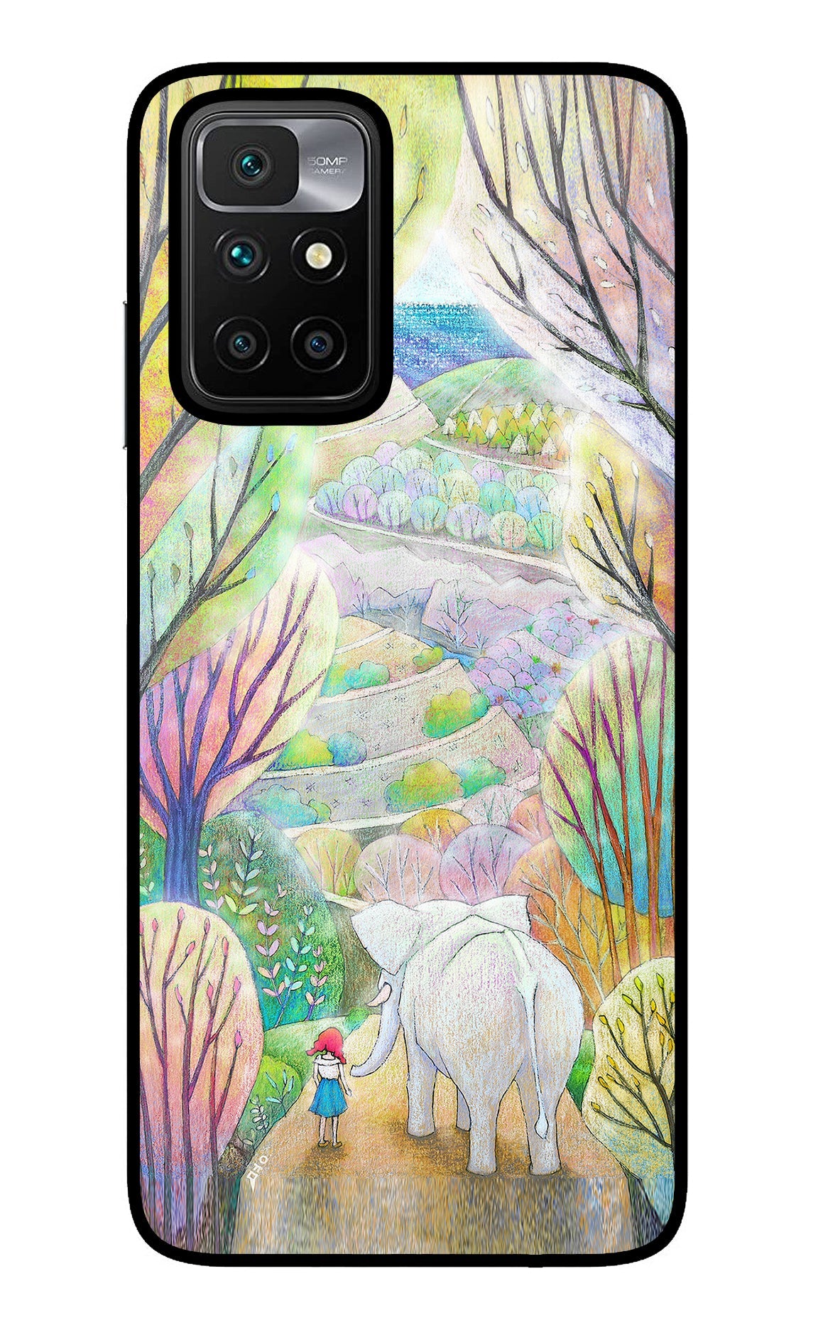 Nature Painting Redmi 10 Prime Back Cover