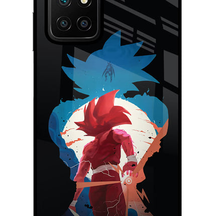 Goku Redmi 10 Prime Glass Case Back Cover by Casekaro