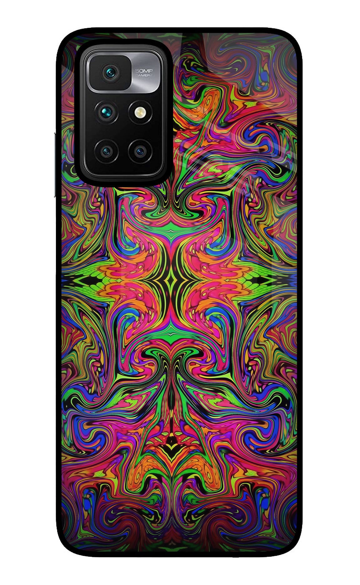 Psychedelic Art Redmi 10 Prime Back Cover