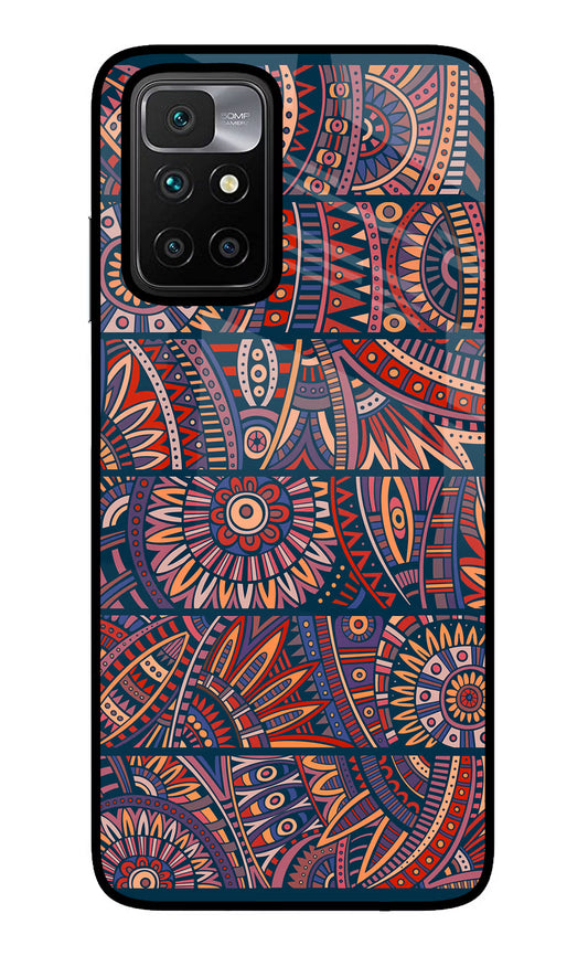 African Culture Design Redmi 10 Prime Glass Case