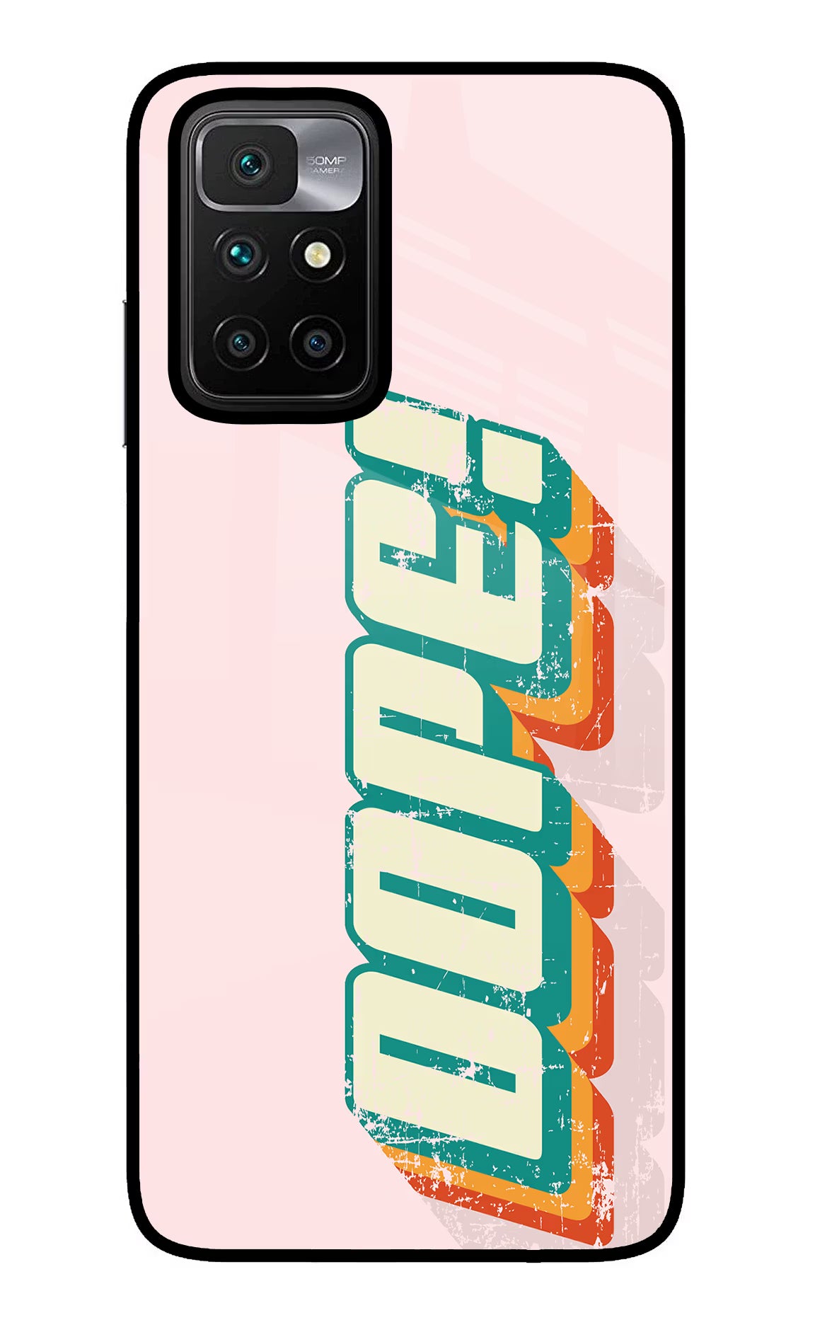 Dope Redmi 10 Prime Glass Case Back Cover by Casekaro