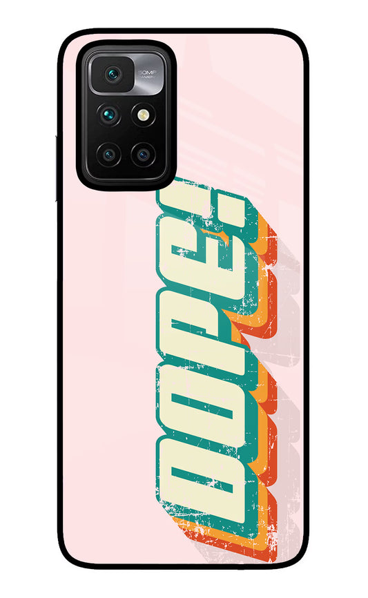 Dope Redmi 10 Prime Glass Case