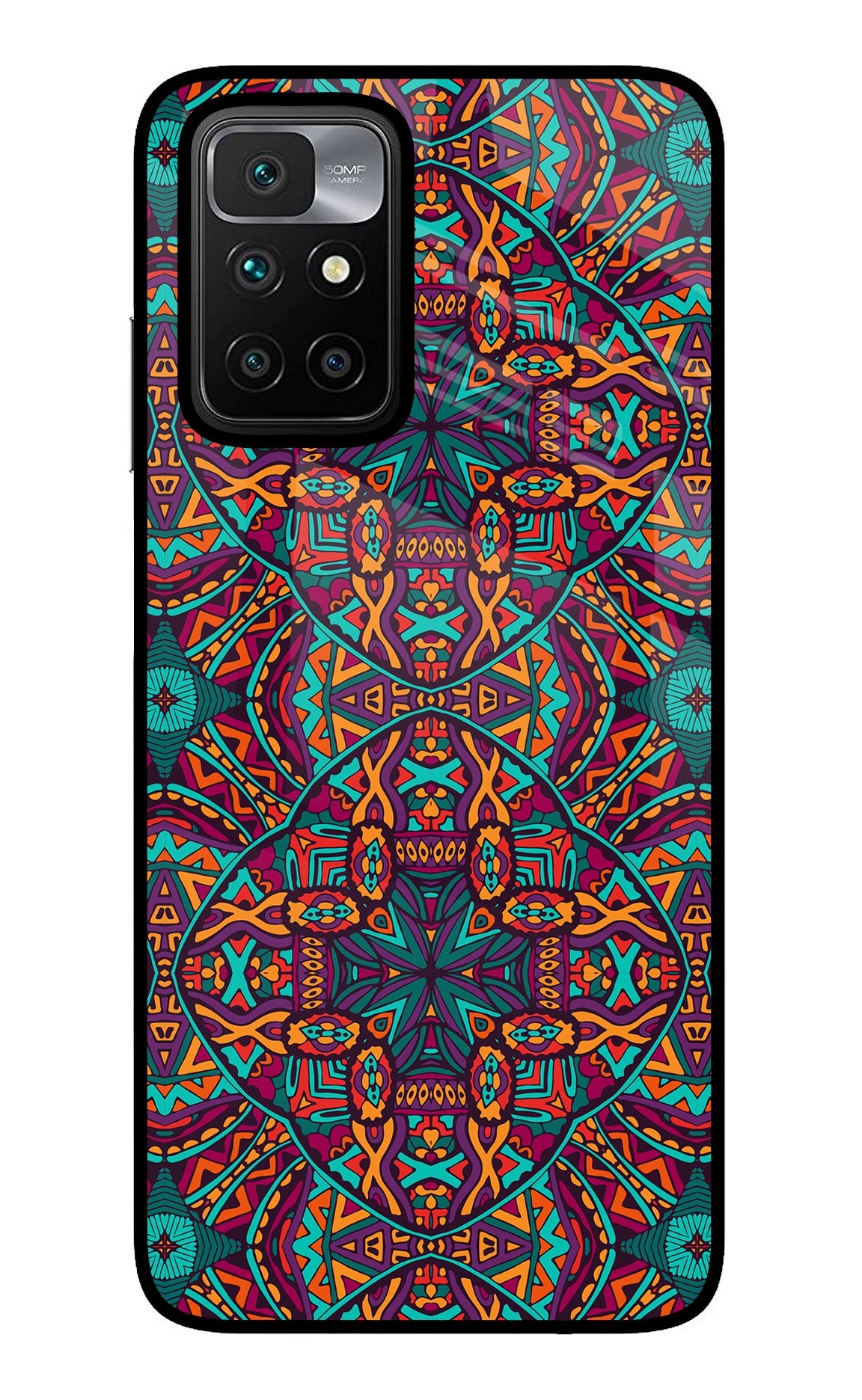 Colour Mandala Redmi 10 Prime Glass Case