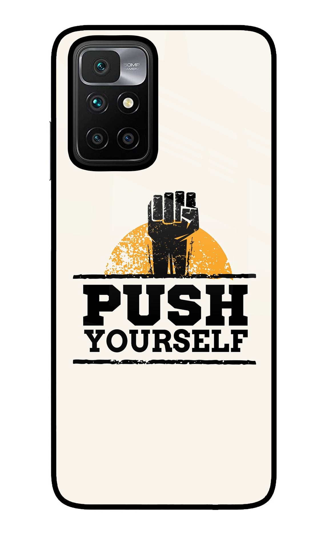 Push Yourself Redmi 10 Prime Glass Case