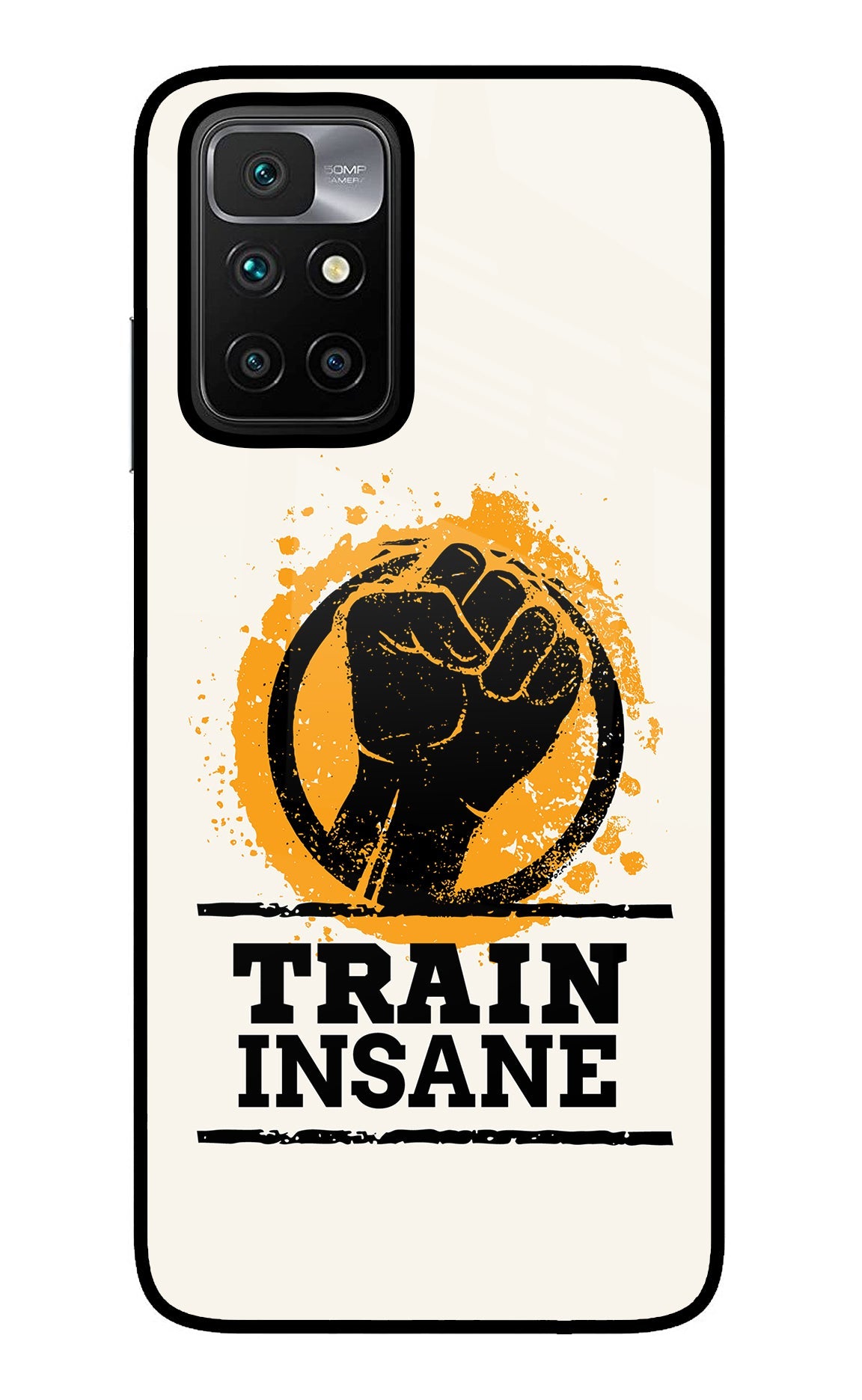 Train Insane Redmi 10 Prime Glass Case