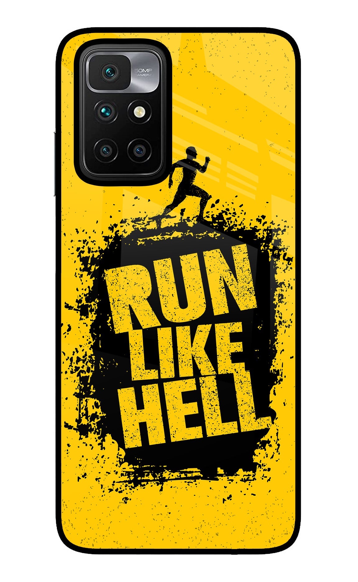 Run Like Hell Redmi 10 Prime Glass Case