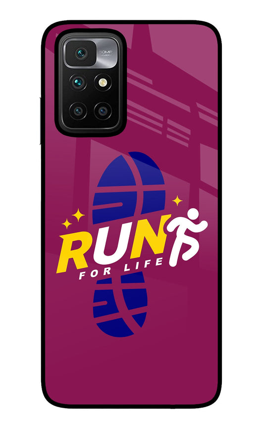 Run for Life Redmi 10 Prime Glass Case