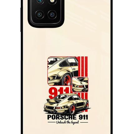 Classic Porsche 911 Redmi 10 Prime Glass Case