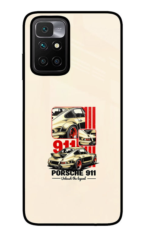 Classic Porsche 911 Redmi 10 Prime Glass Case