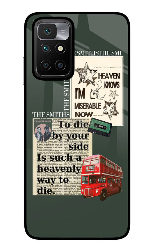 The Smiths Redmi 10 Prime Glass Case