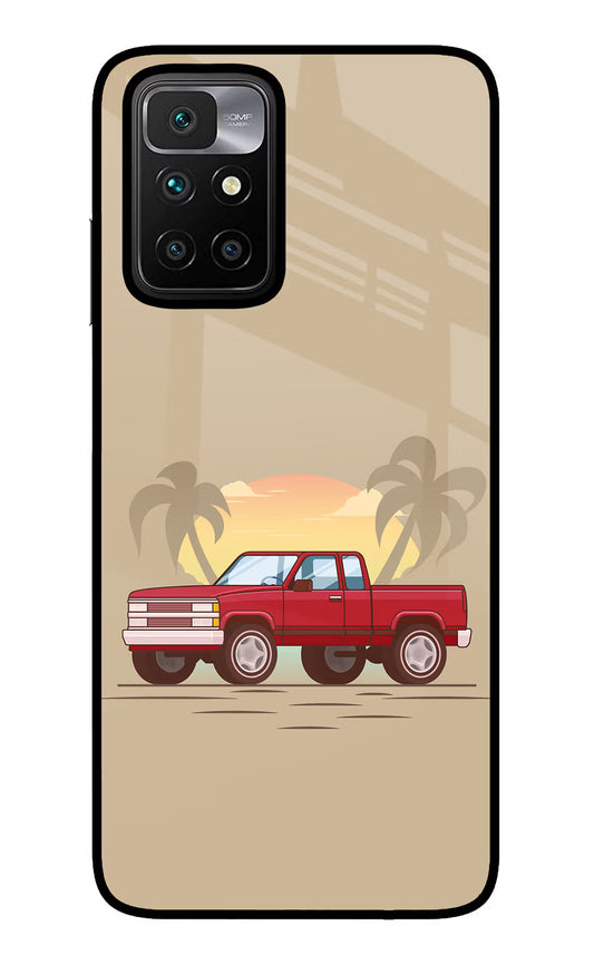 Desert Classic Drive Redmi 10 Prime Glass Case