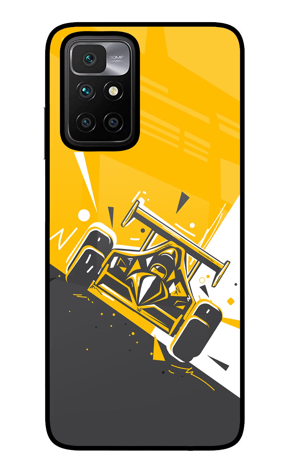 Track King Redmi 10 Prime Glass Case