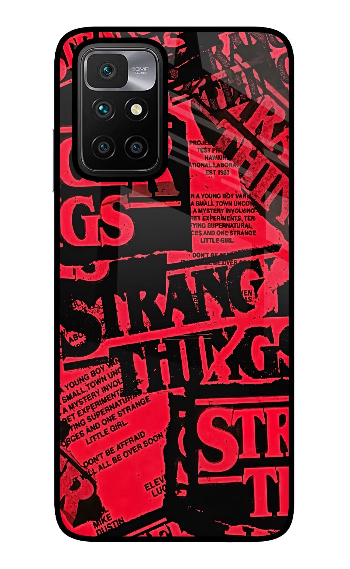 Ordinary Things Redmi 10 Prime Glass Case Back Cover by Casekaro