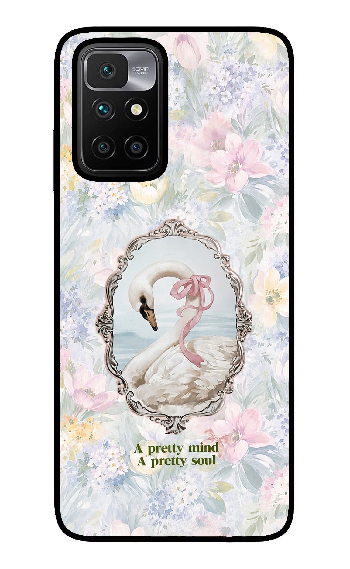 Pretty Mind Pretty Soul Redmi 10 Prime Glass Case