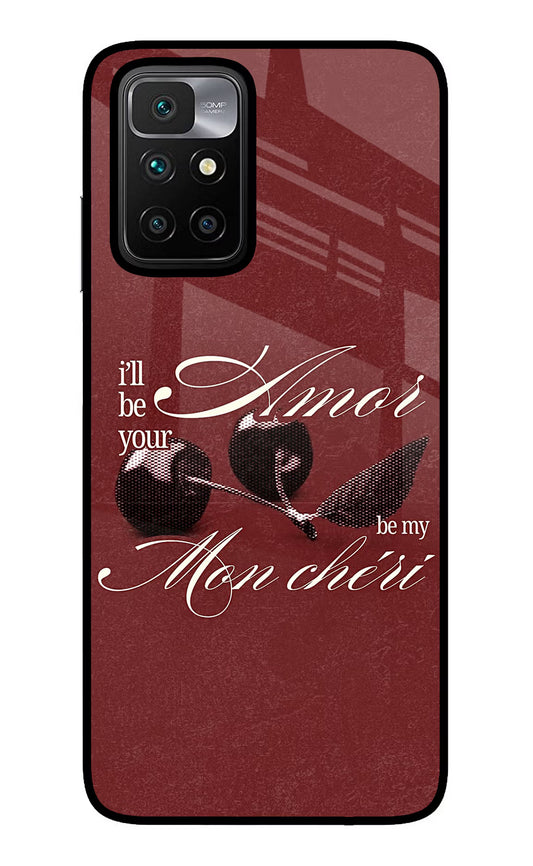 Velvet Cherry Redmi 10 Prime Glass Case