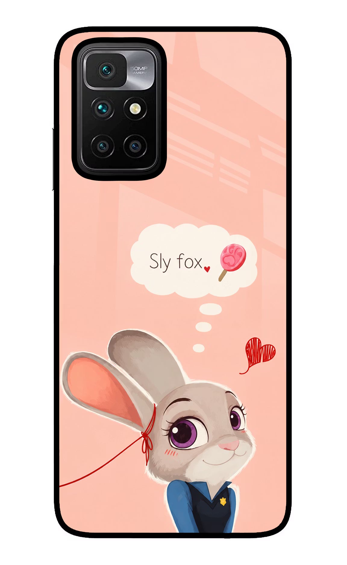 Judy Charm Redmi 10 Prime Glass Case