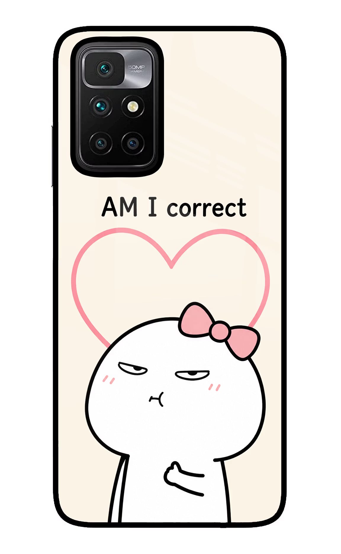 Always Right Redmi 10 Prime Glass Case