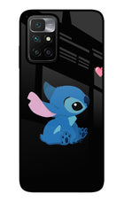 Stitch Crush Redmi 10 Prime Glass Case
