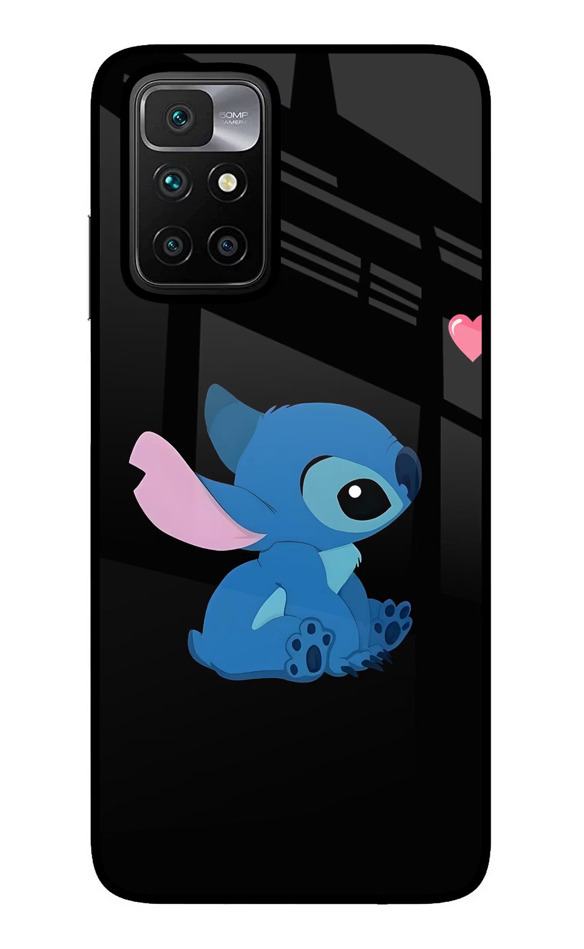Stitch Crush Redmi 10 Prime Glass Case