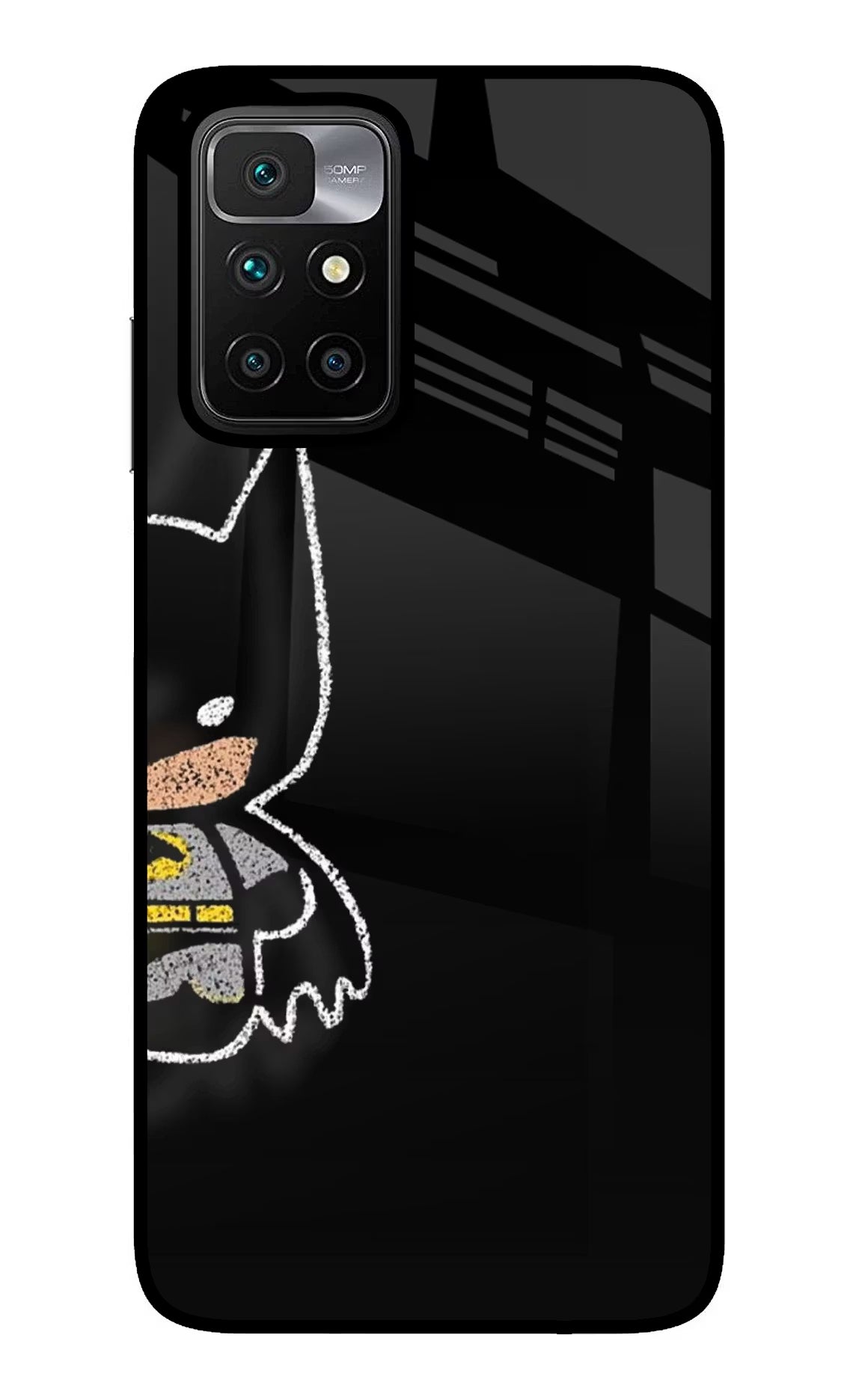 Bat Kitty Redmi 10 Prime Glass Case