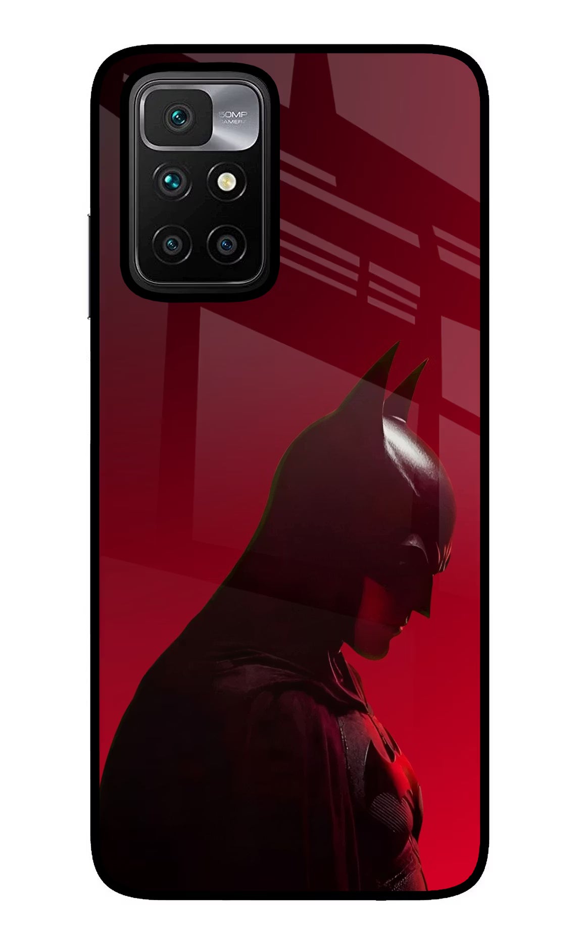 Dark Knight Redmi 10 Prime Glass Case