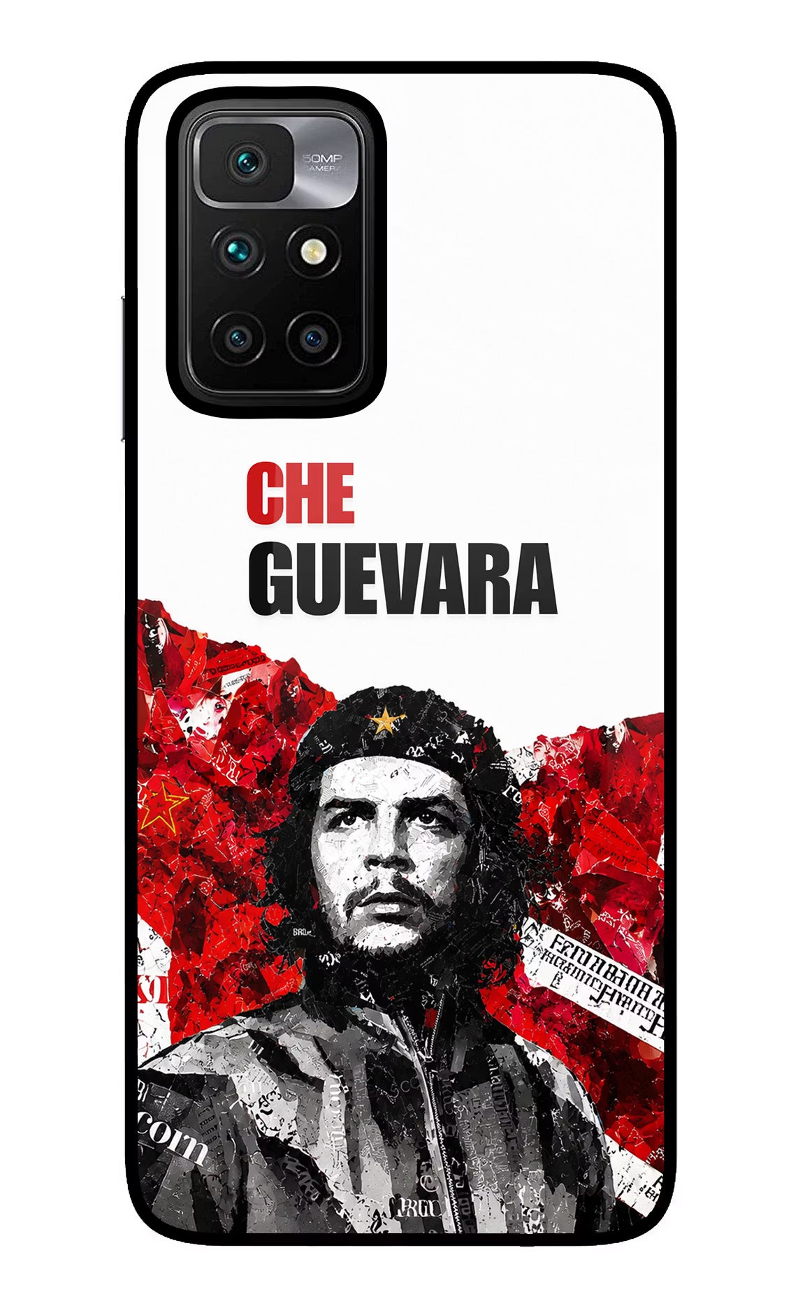 Che Guevara Revolution Redmi 10 Prime Glass Case