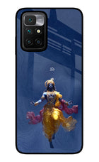 Cosmic Krishna Redmi 10 Prime Glass Case