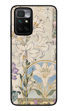 White Lily Redmi 10 Prime Glass Case