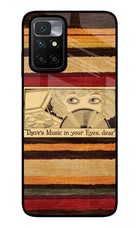 Vinyl Stripes Redmi 10 Prime Glass Case
