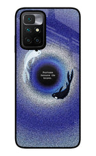 Dark Koi Redmi 10 Prime Glass Case