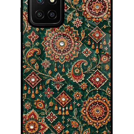 Green Pataka Redmi 10 Prime Glass Case