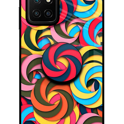 Spiral Pattern Redmi 10 Prime Pop Case by Casekaro