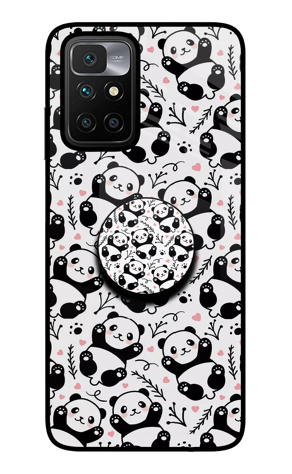 Cute Panda Redmi 10 Prime Pop Case