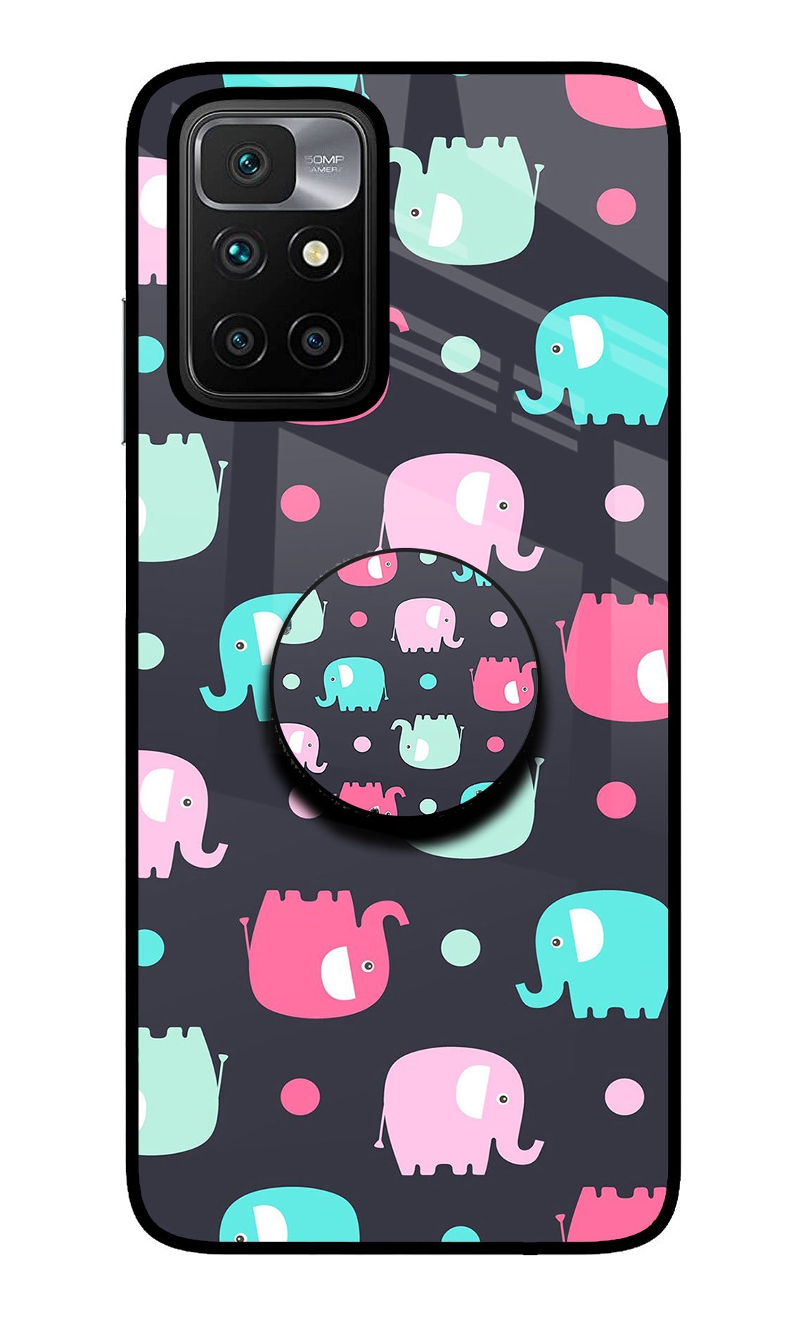 Baby Elephants Redmi 10 Prime Pop Case