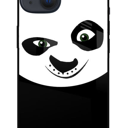 Panda iPhone 13 Glass Case Back Cover by Casekaro