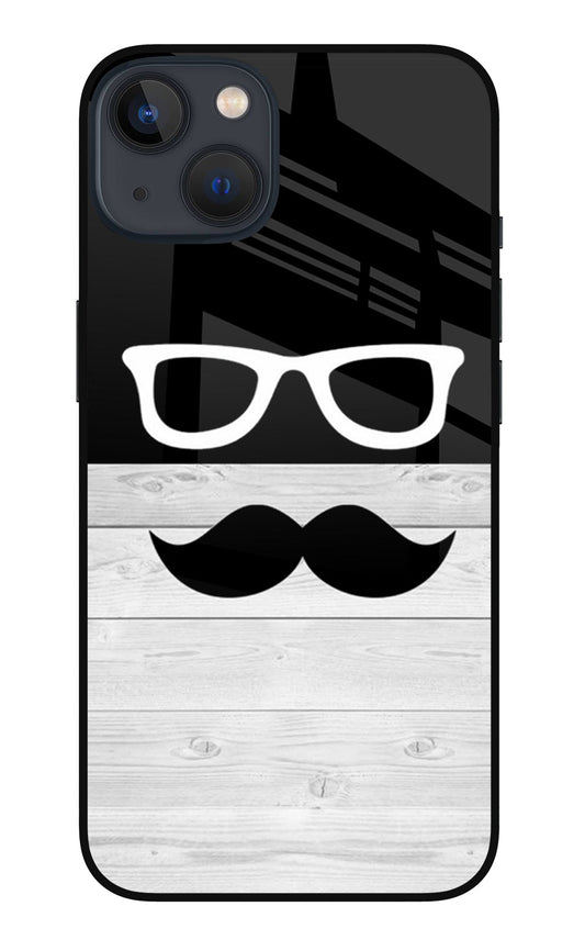 Mustache iPhone 13 Glass Case