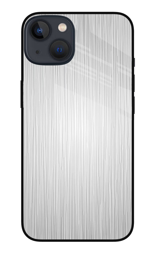 Wooden Grey Texture iPhone 13 Glass Case Back Cover by Casekaro