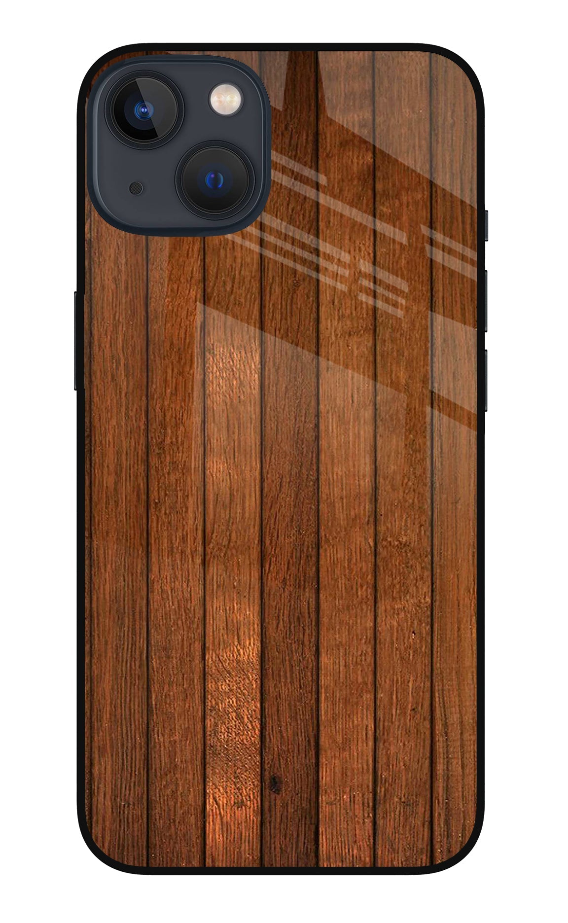 Wooden Artwork Bands iPhone 13 Back Cover