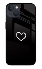 Heart iPhone 13 Glass Case Back Cover by Casekaro