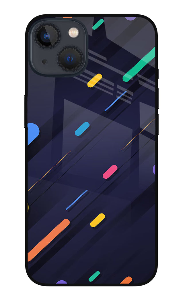 Abstract Design iPhone 13 Glass Case Back Cover by Casekaro