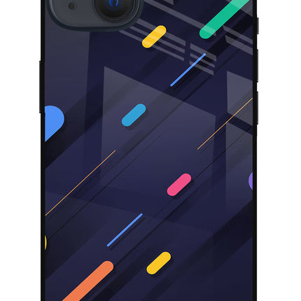 Abstract Design iPhone 13 Glass Case