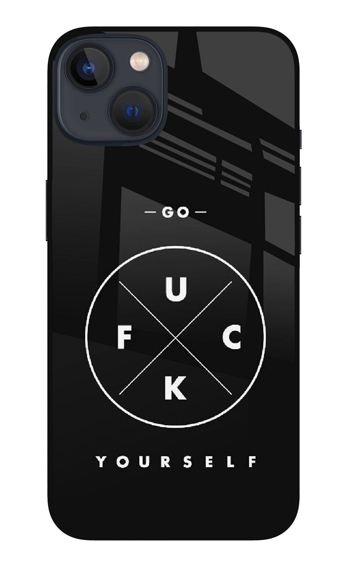 Go Fuck Yourself iPhone 13 Glass Case