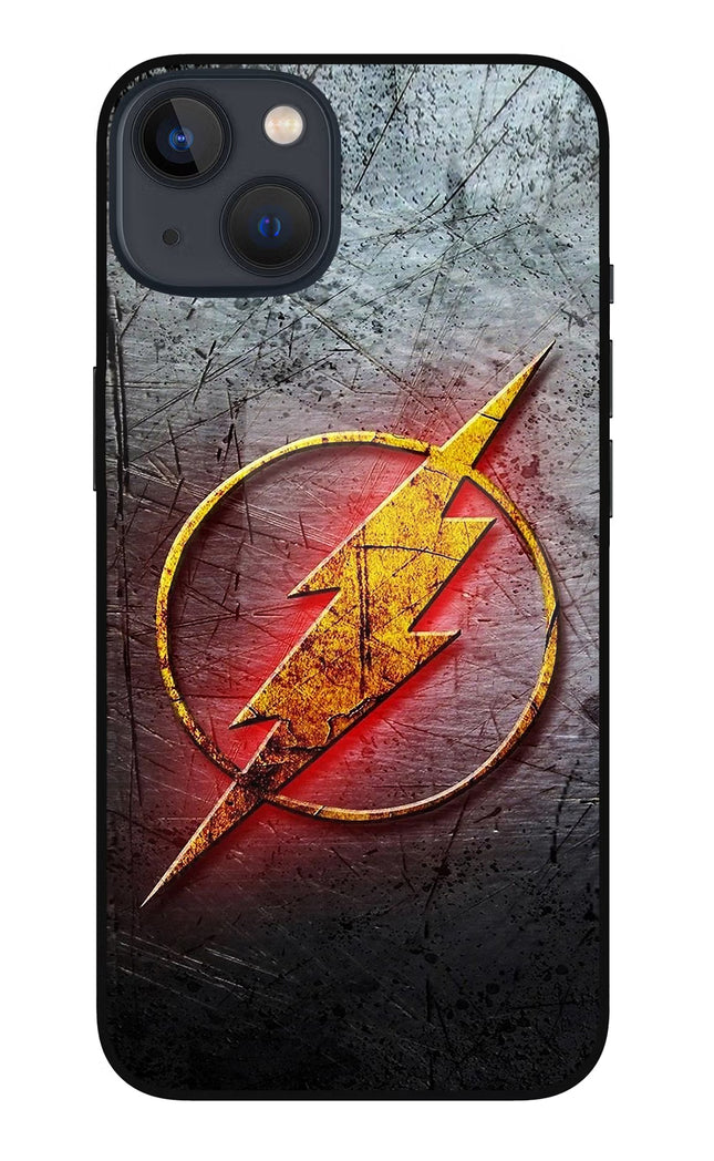 Flash iPhone 13 Glass Case Back Cover by Casekaro